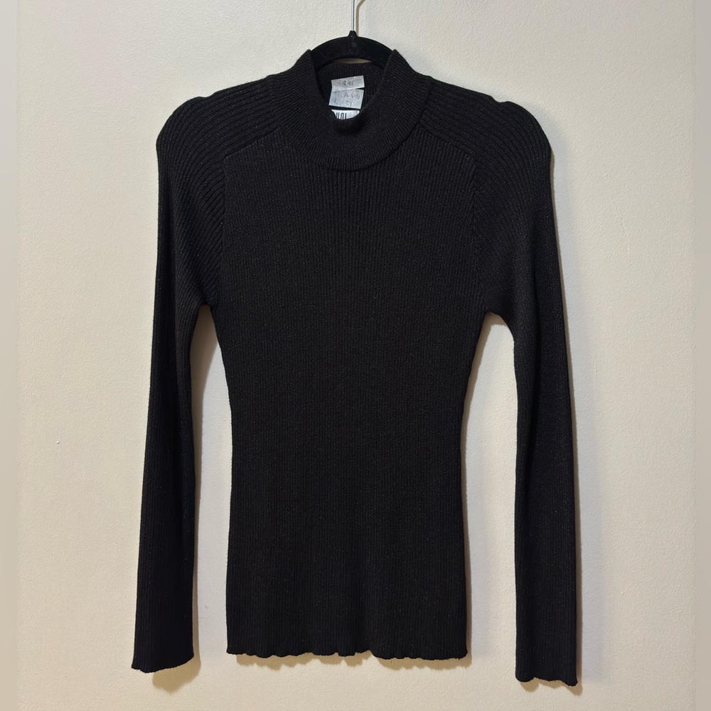 YAL New York Chic Black Turtleneck Sweater